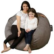 Kumo Multi Use Grey Bean Bag Chair and Mattress image