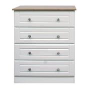 Erne Ivory and Oak Chest of Drawers image