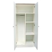 Erne Oak and Ivory Painted Wardrobe image