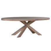 Ferrell Smoked Oak Oval Dining Table image