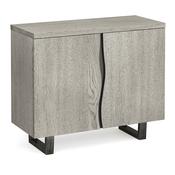 Brody Small Washed Light Grey Oak Sideboard image