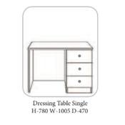 Shannon Oak and Ivory Dressing Table - Dressing Table Single Pedestal