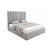 Granville Grey Fabric Panelled Ottoman Storage Bed image