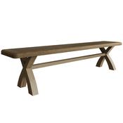 Rigel Smoked Oak Dining Bench image