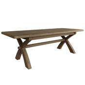 Rigel Smoked Oak Extendable Dining Table image