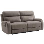 Hamilton Grey Fabric 2 Seater Recliner Sofa image