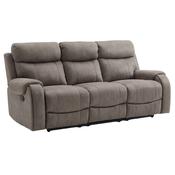 Hamilton Grey Fabric 3 Seater Recliner Sofa image