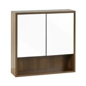 Hampshire Walnut Mirrored Bathroom Wall Cabinet