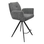 Henderson Bar Stool with Arms - Grey image