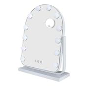 White Arched Hollywood Mirror image