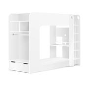 Infinity Kids Gaming Bunk Bed with Storage - White