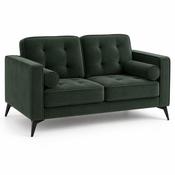 Lafayette Button-Tufted Velvet 2 Seater Sofa - Green image