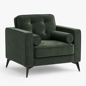 Lafayette Button-Tufted Velvet Armchair image