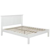 Lolly Panel White Painted Wood Bed Frame image