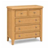 Maldon Oak 2 Over 3 Chest of Drawers image