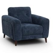 Manhattan Tufted Back Navy Blue Armchair image