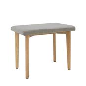 Megara Cashmere Oak Dressing Stool