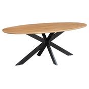 Miles Oak Oval Dining Table image