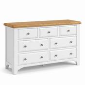 Mimosa White 7 Drawer Chest image