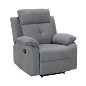 Nebula Grey Fabric Recliner Armchair