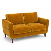 Oracle Plush Velvet Golden 2 Seater Sofa image