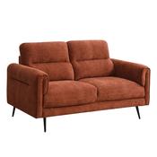 Osmond Rust Mid-Century 2 Seater Sofa - Deep Terra image