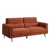 Osmond Rust Mid-Century 2.5 Seater Sofa image