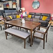 Oswald Walnut Dining Set image