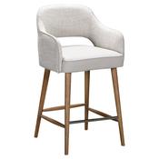 Pizzoli Contemporary Upholstered Bar Stool image