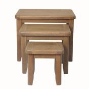 Rigel Smoked Oak Nest of Tables image