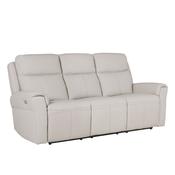 Rosslare Leather 3 Seater Electric Recliner - Beige image
