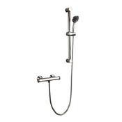 Round Shower Kit: Round Brass Body Valve, Riser Kit and Brackets