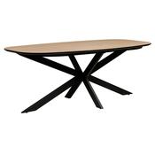 Sabrina Oval Oak Dining Table image