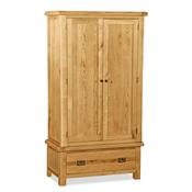 Sonia Rustic Oak Double Wardrobe image