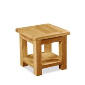 Sonia Rustic Oak Lamp Table image