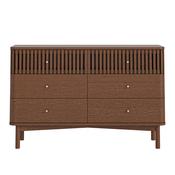Stanford Brown Oak 6 Drawer Chest image