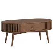 Stanford Dark Oak Oval Coffee Table image