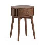 Stanford Dark Oak Round Side Table image