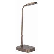 Rectangle Antique Brass Dimmable LED Desk Lamp image
