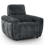 Trinity Charcoal Fabric Electric Recliner Armchair image