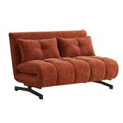Troy 2 Seater Sofa Bed - Rust image