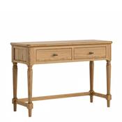 Vanya Oak 2 Drawer Dressing Table