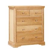 Maldon Oak 2 over 3 Chest of Drawers image
