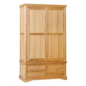 Vardon Oak Wardrobe With Drawers image