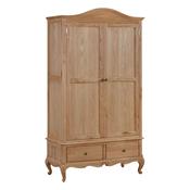 Versailles Oak 2 Door Wardrobe with Drawers image