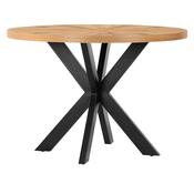 Virgil Natural Oak Round Dining Table image