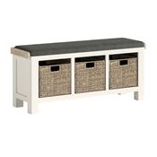 Wilson Cream Storage Bench