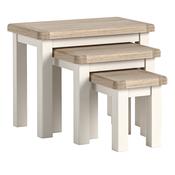 Wilson Cream Nest of 3 Tables image