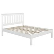 Lolly White Solid Wood Bed Frame image