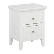Lolly Modern White Bedside Table image